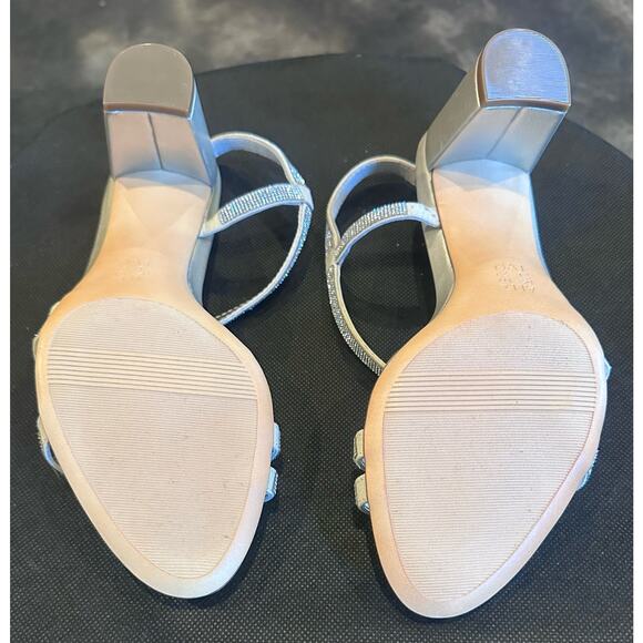 Naturalizer Womens Vanessa2 Rhinestone Embellished Strappy Heel Sandal 10M Champ - Picture 7 of 11